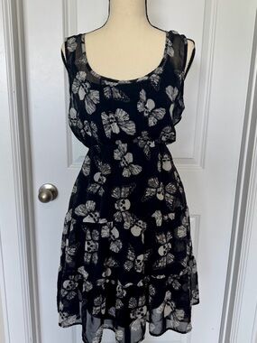 Hot Topic Butterfly Skull Mini Dress